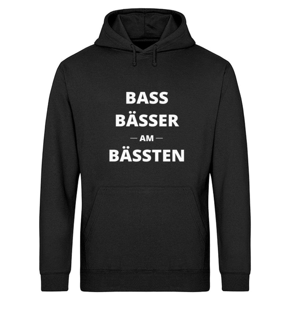 Bass, Bässer, am Bässten - Unisex Hoodie - Ravenation.eu