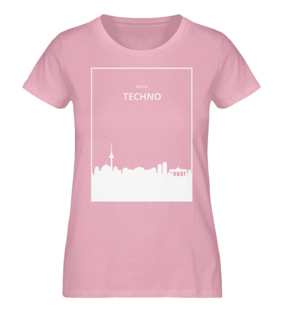 Berlin Techno Skyline - Damen Shirt - Ravenation.eu