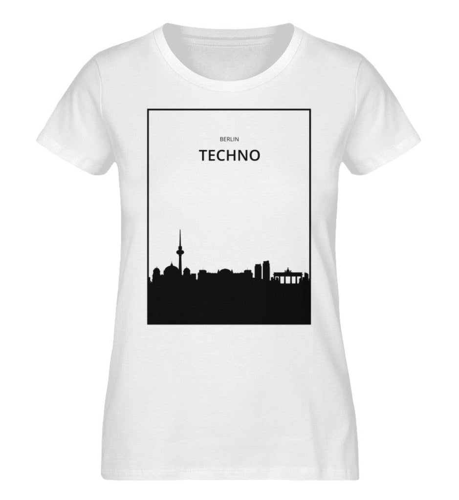 Berlin Techno Skyline - Damen Shirt - Ravenation.eu