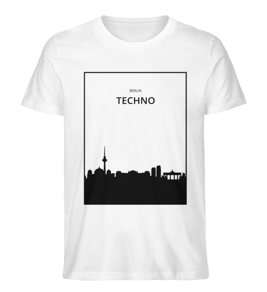 Berlin Techno Skyline - Herren Shirt - Ravenation.eu