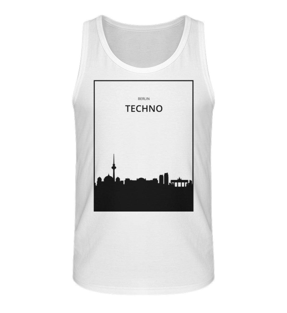 Berlin Techno Skyline - Herren Tanktop - Ravenation.eu