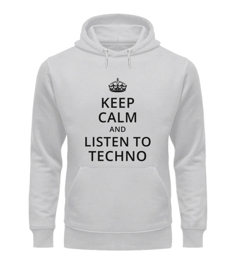 Keep Calm and Listen to Techno - Unisex Premium Hoodie - Ravenation.eu