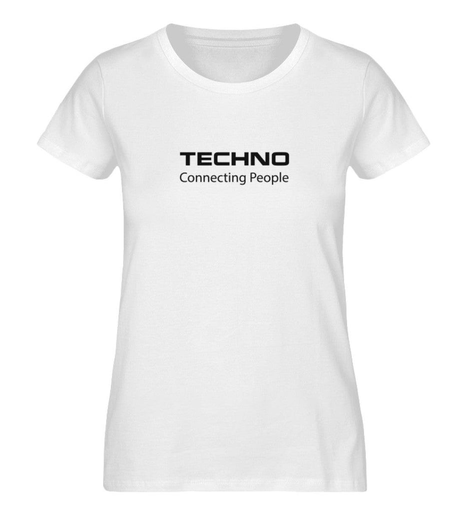 Techno Connecting People - Damen Shirt - Ravenation.eu