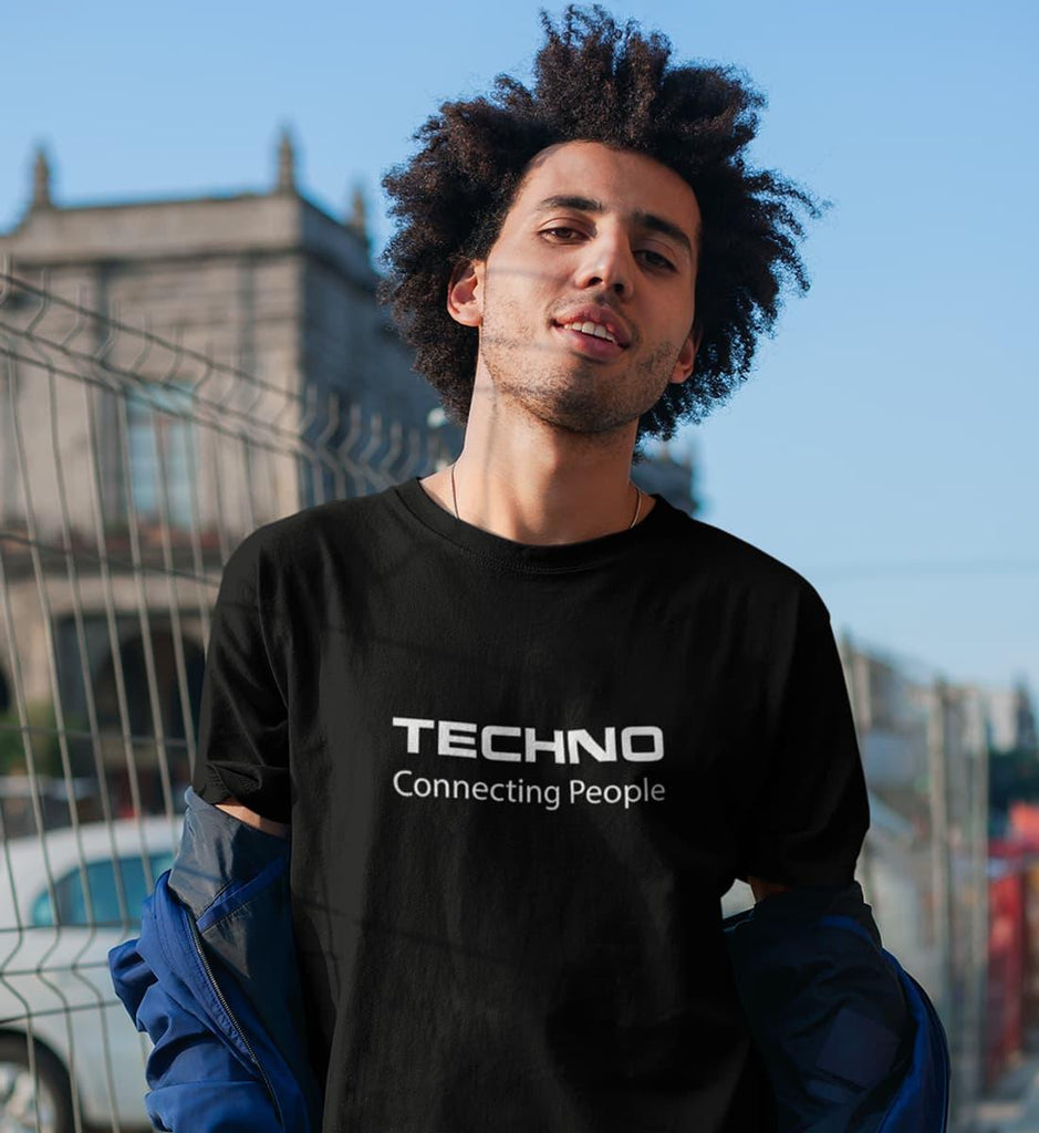 Techno Connecting People - Herren Shirt - Ravenation.eu