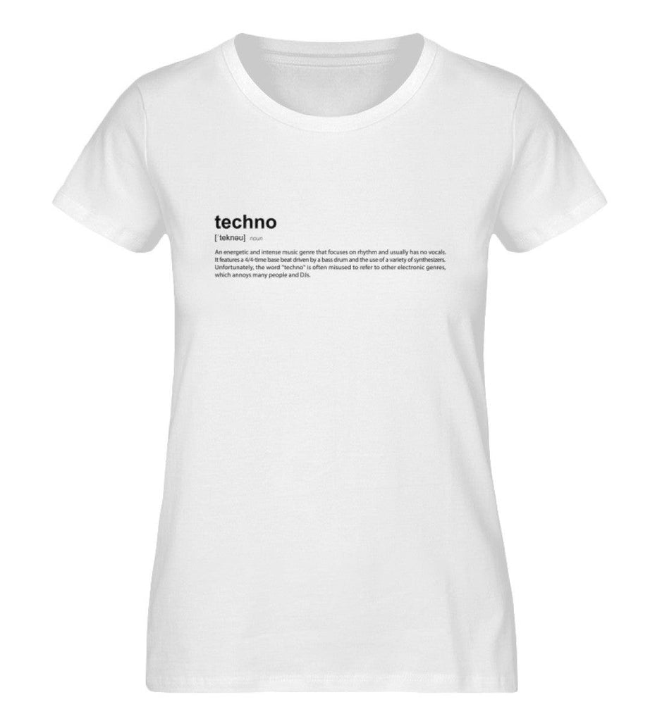 Techno Definition - Damen Shirt - Ravenation.eu