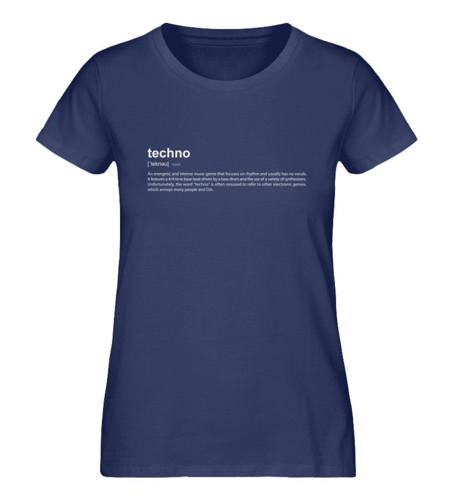 Techno Definition - Damen Shirt - Ravenation.eu