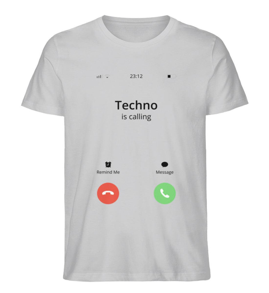 Techno is Calling - Herren Shirt - Ravenation.eu