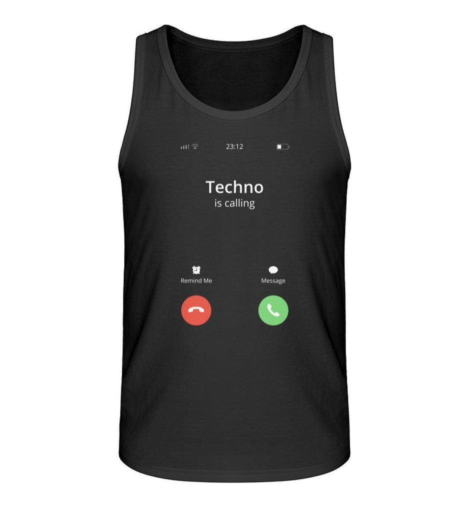 Techno is Calling - Herren Tanktop - Ravenation.eu