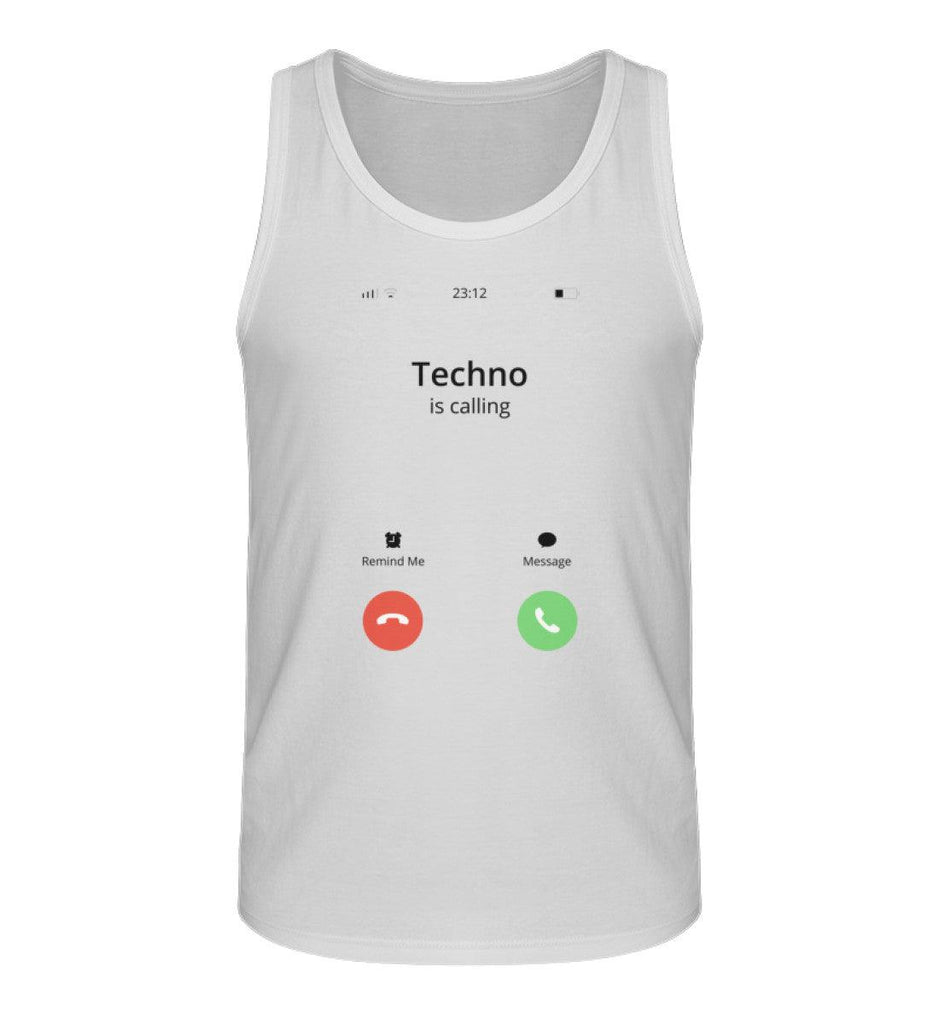 Techno is Calling - Herren Tanktop - Ravenation.eu