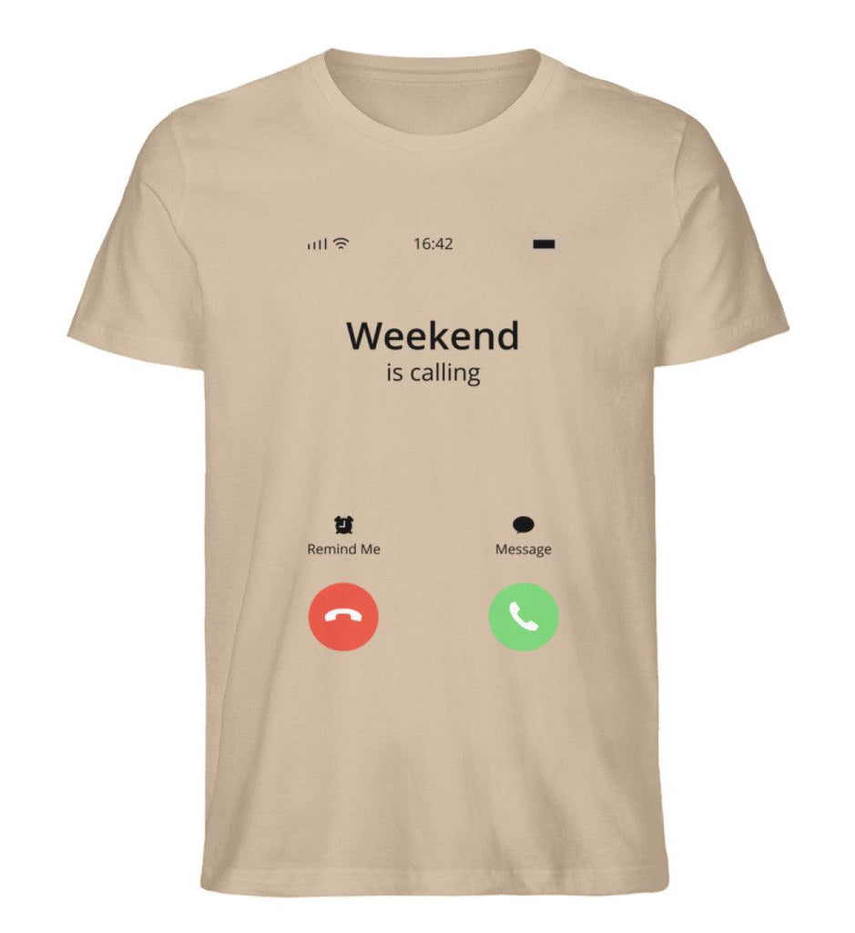Weekend Is Calling - Herren Shirt - Ravenation.eu